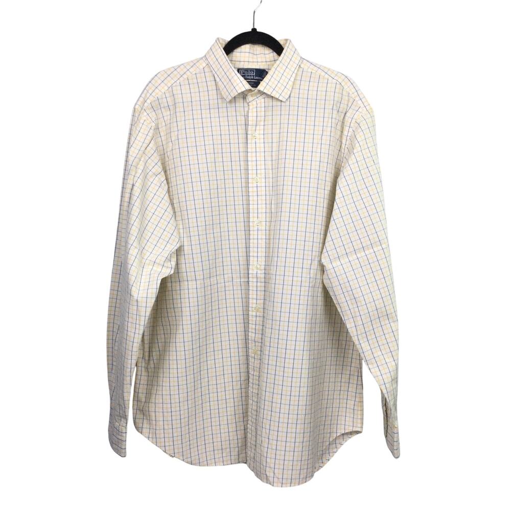 Polo Ralph Lauren Preppy Classiccore Retro Plaid Casual Button Down Men's 18